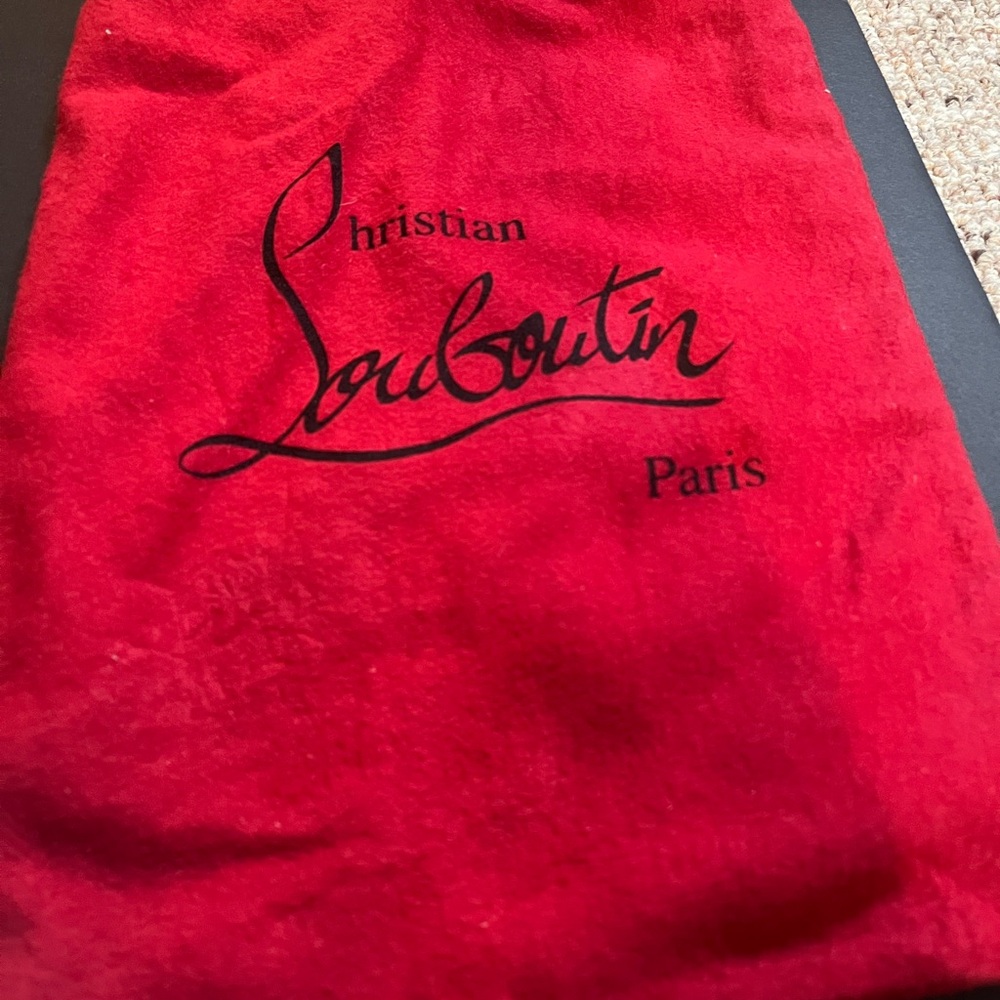 Black red bottoms in original box with box bag included. Like new. - Picture 8 of 9